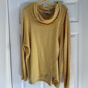 Anthropologie cowl neck sweater, very soft, easy fit.